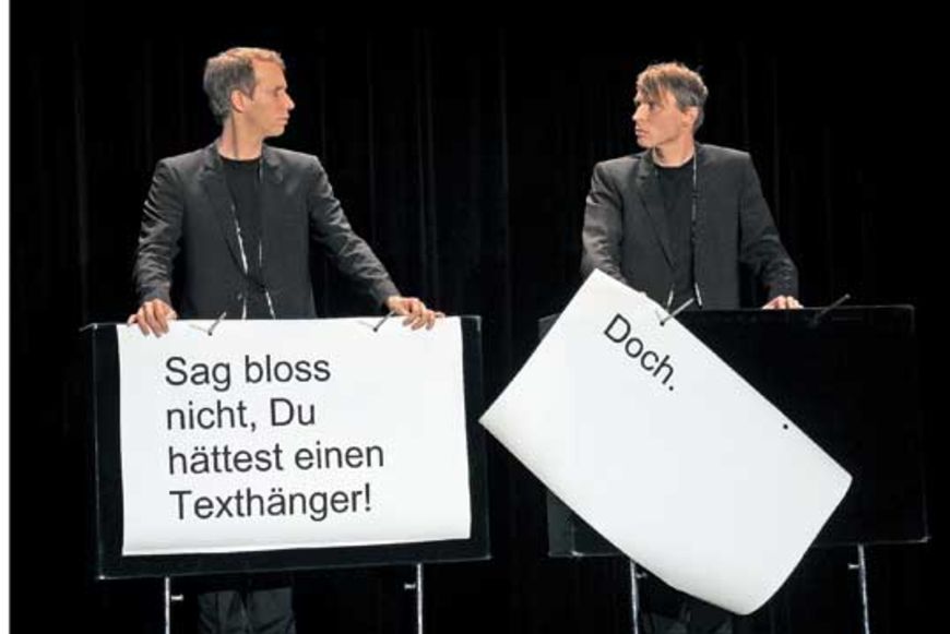 Ohne Rolf : «Wir beide reden sehr gerne» 