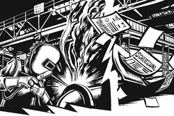 Comic: Spurensuche mit Sprechblasen
