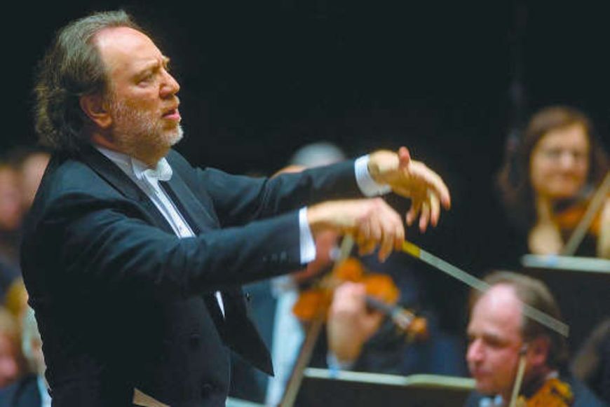 Der Italiener Chefdirigent Riccardo Chailly