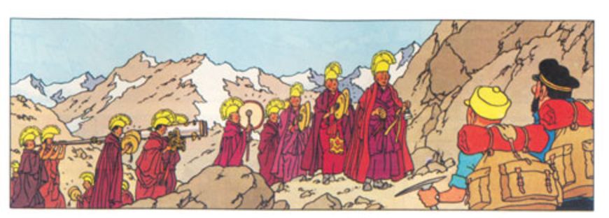 Das Tibet-Bild in der Welt der Comics