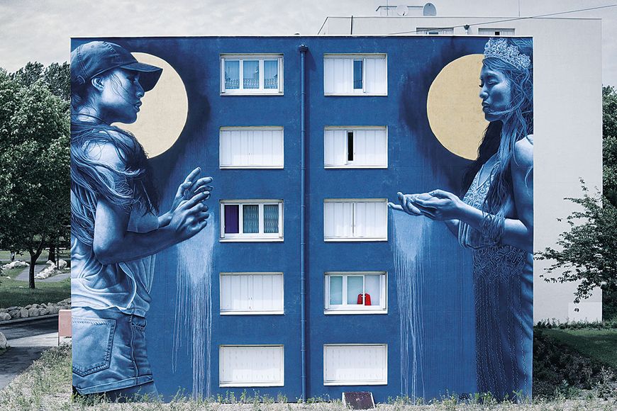 Kunstbuch: Die Stadt ist ihre Leinwand