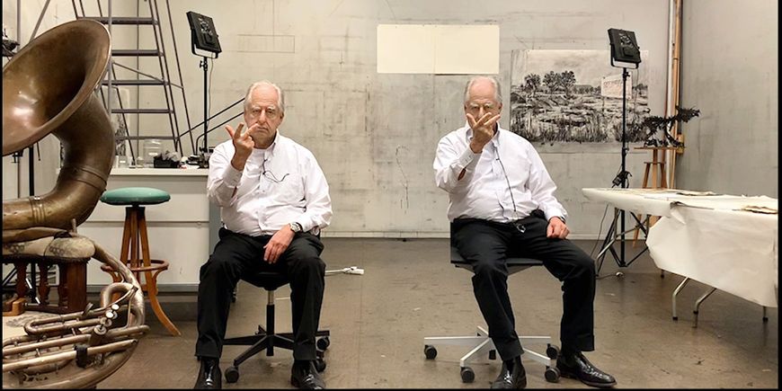 Ausstellung: Selbst das Porträt trägt Gesichtsmaske  