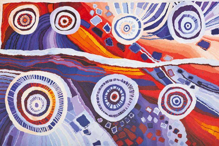 Ausstellung «Art Aborigines»: Bunte Kreise und wilde Tiere