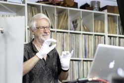 Bruno Spoerri: Ein Besuch im Atelier des Jazz-Saxofonisten