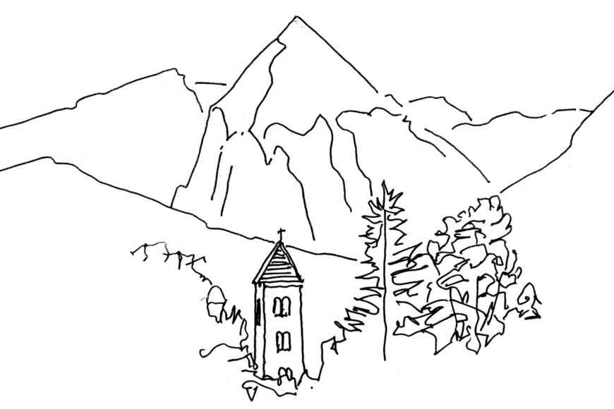 Skizzenbuch: Momente der Einkehr