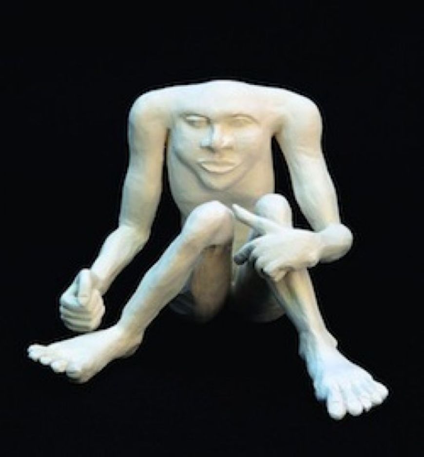 Ausstellungen - Yetis Fussabdruck als Kunstobjekt