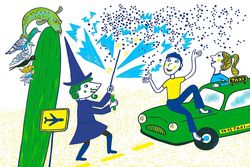 Kinderbuch: Im Käsetaxi zum Mond
